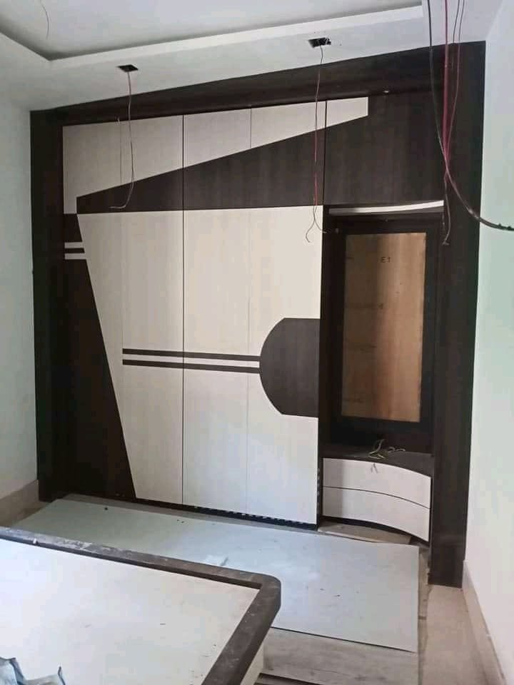 Bedroom interior design with thoughtful wardrobe integration