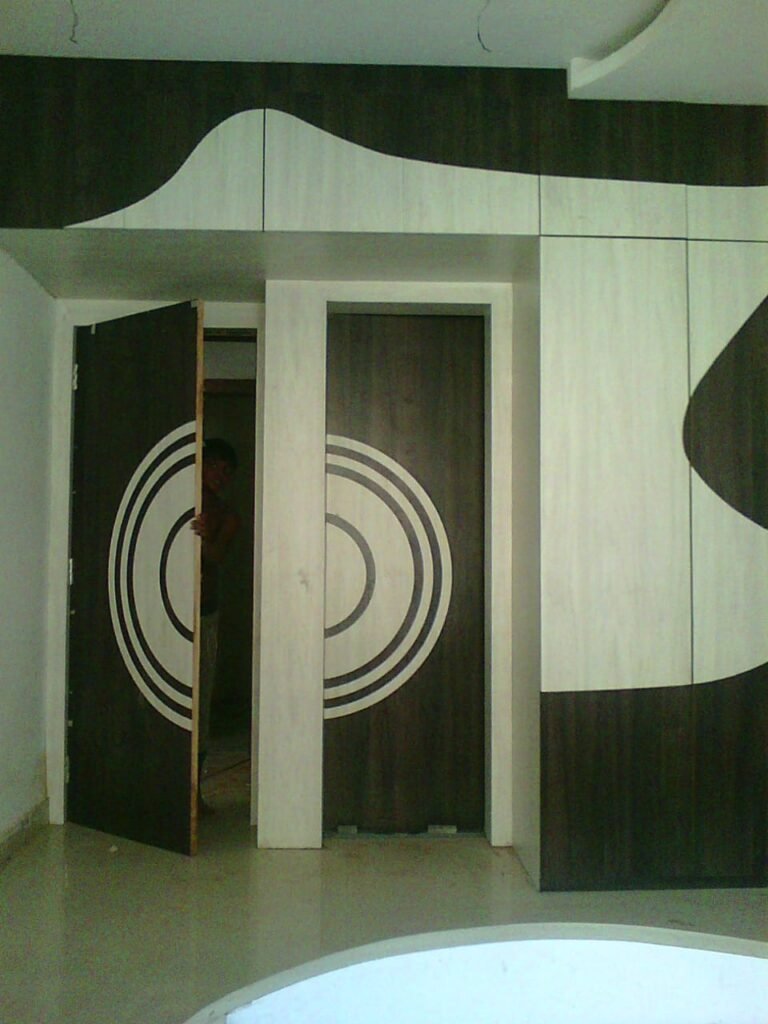 Sleek and chic modern wardrobe interior design